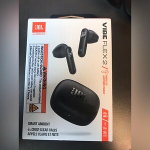 JBL Vibe Flex 2 Wireless Earbuds - Black